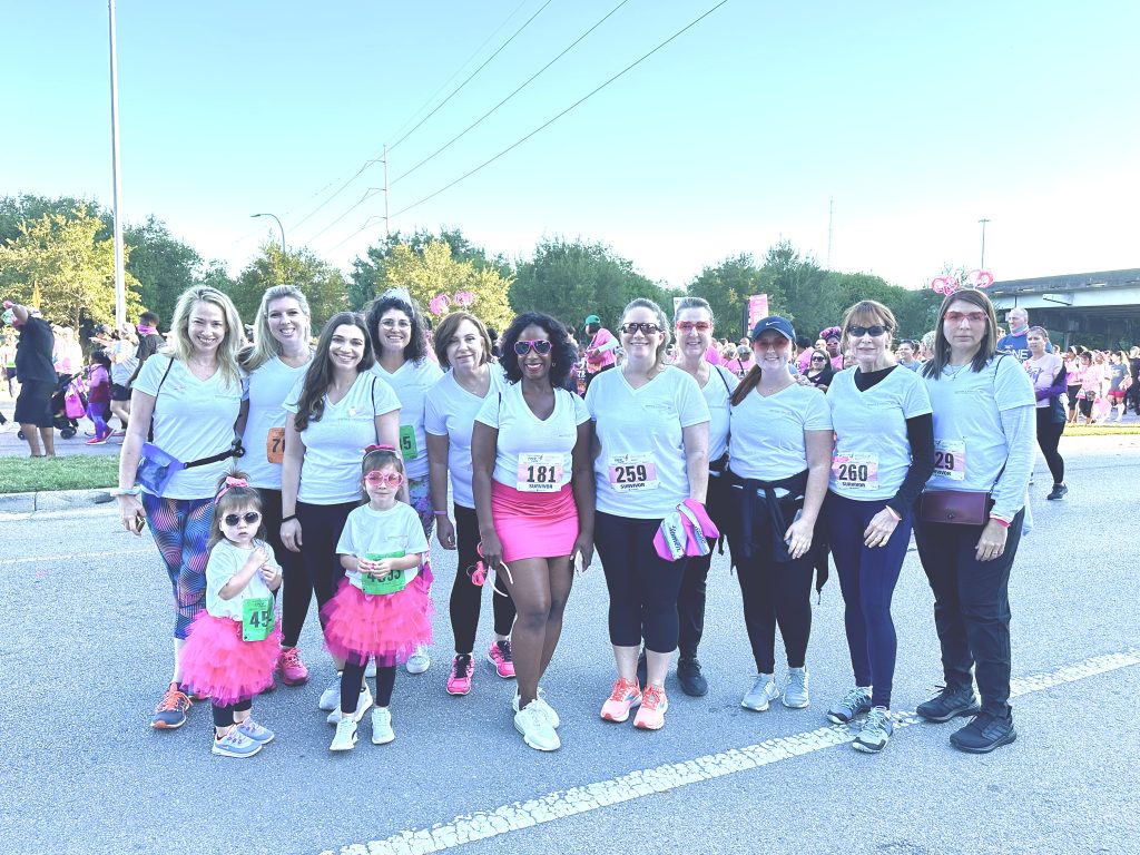 Dr. Spiegel’s Pink Sisters at Susan G. Komen Race for the Cure Event